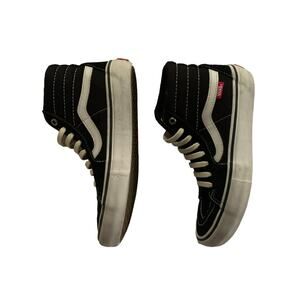 Mens Black High Top Vans Sneakers 4.5